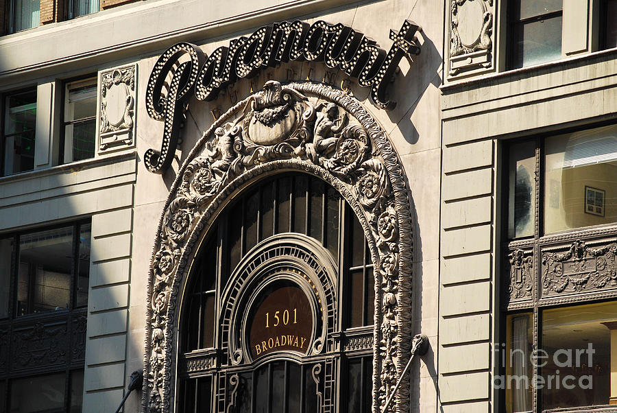 Paramount - Broadway - NYC Photograph by Carlos Alkmin