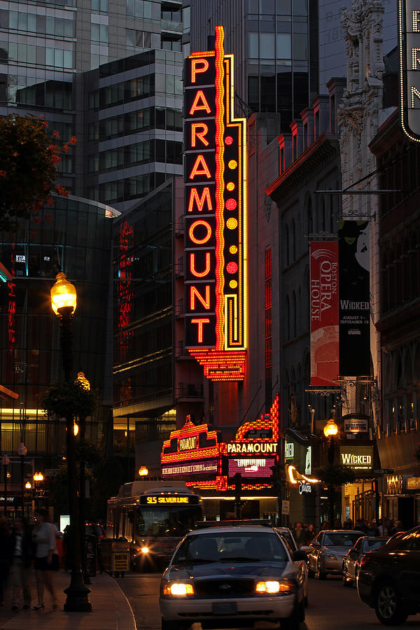 Paramount Theater and the Boston Opera House Photograph by Juergen Roth