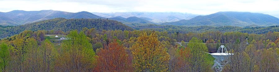 PARI and the Blueridge Mountains Panoramic in Western North Carolina Photograph by Duane McCullough