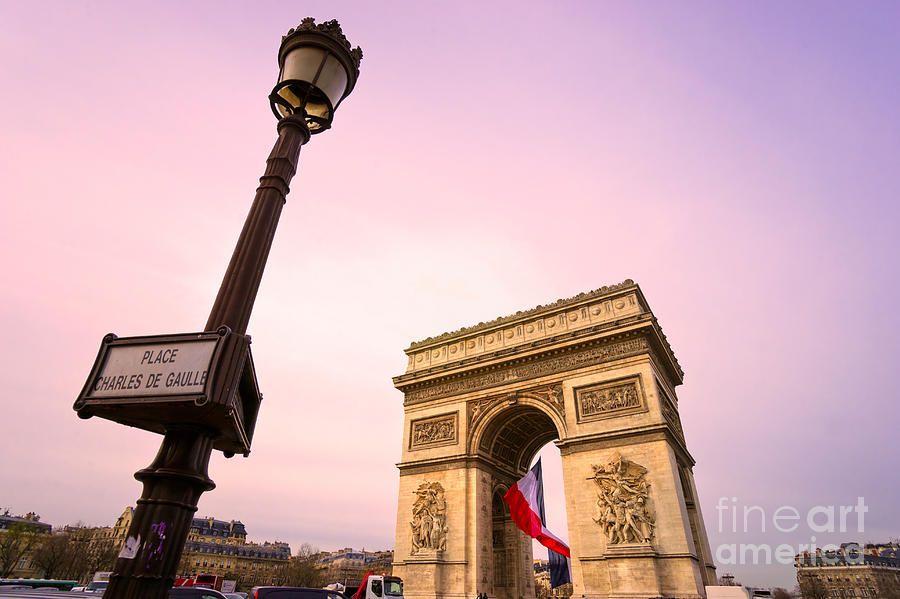 Paris - Arc de Triomphe  Photograph by Luciano Mortula