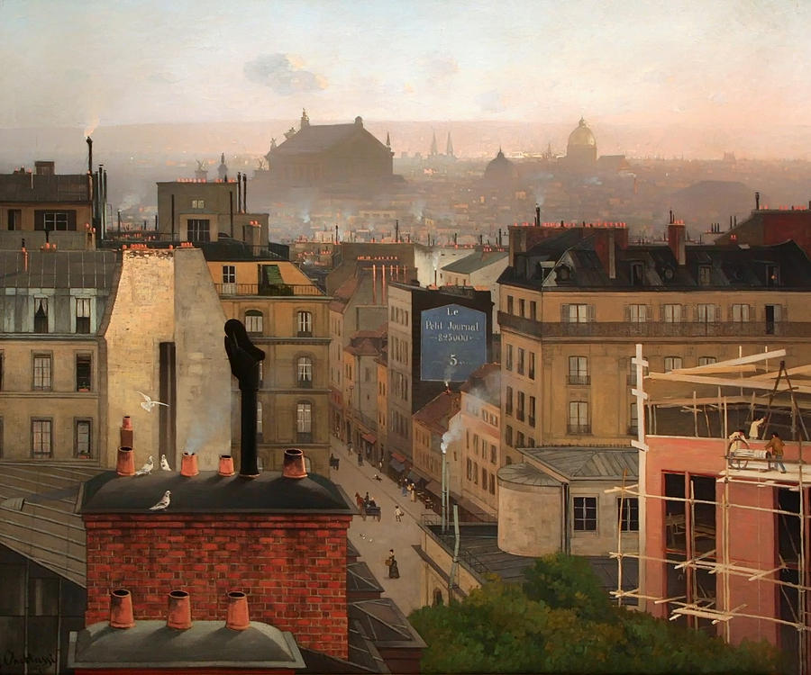 Paris Painting - Paris 1887 by Mountain Dreams