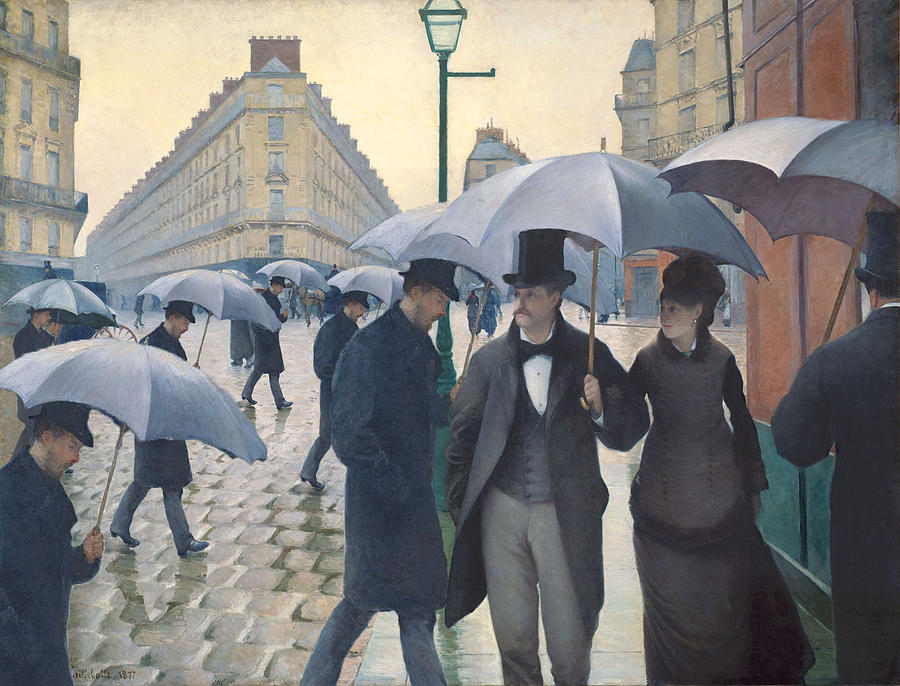 Paris: A Rainy Day By Gustave Caillebotte