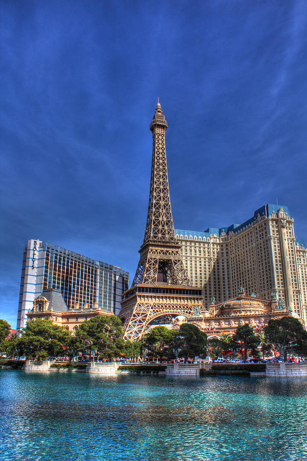 Paris across from Bellagio  Photograph by Andrew Pacheco