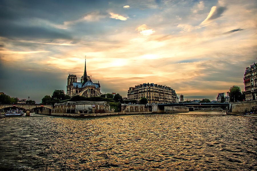 Paris at Sunset Photograph by Bill Howard