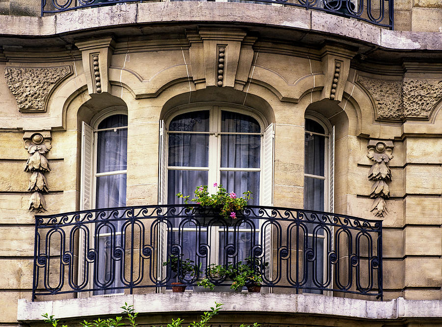 Paris Balcony Photograph by Georgia Clare