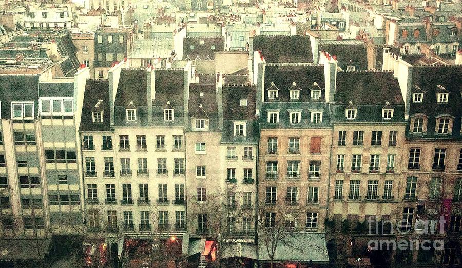 Paris Photograph - Paris Beaubourg by Louise Fahy