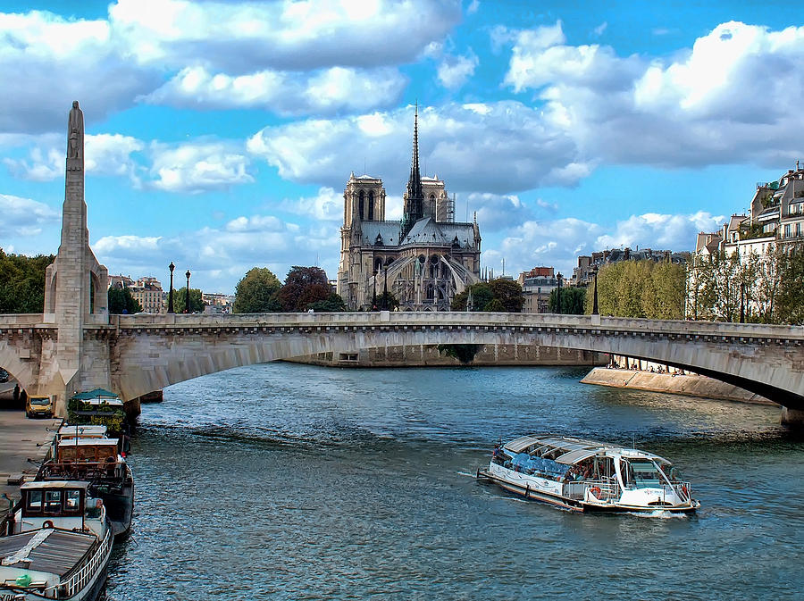 Paris Photograph - Paris bridges by Paris  France