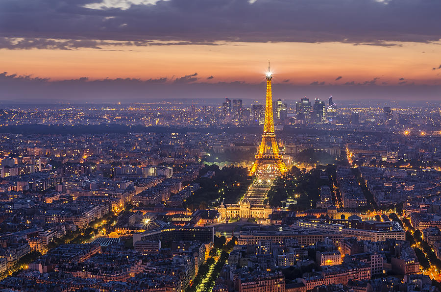 Paris by night Photograph by Andrey Trifonov - Fine Art America