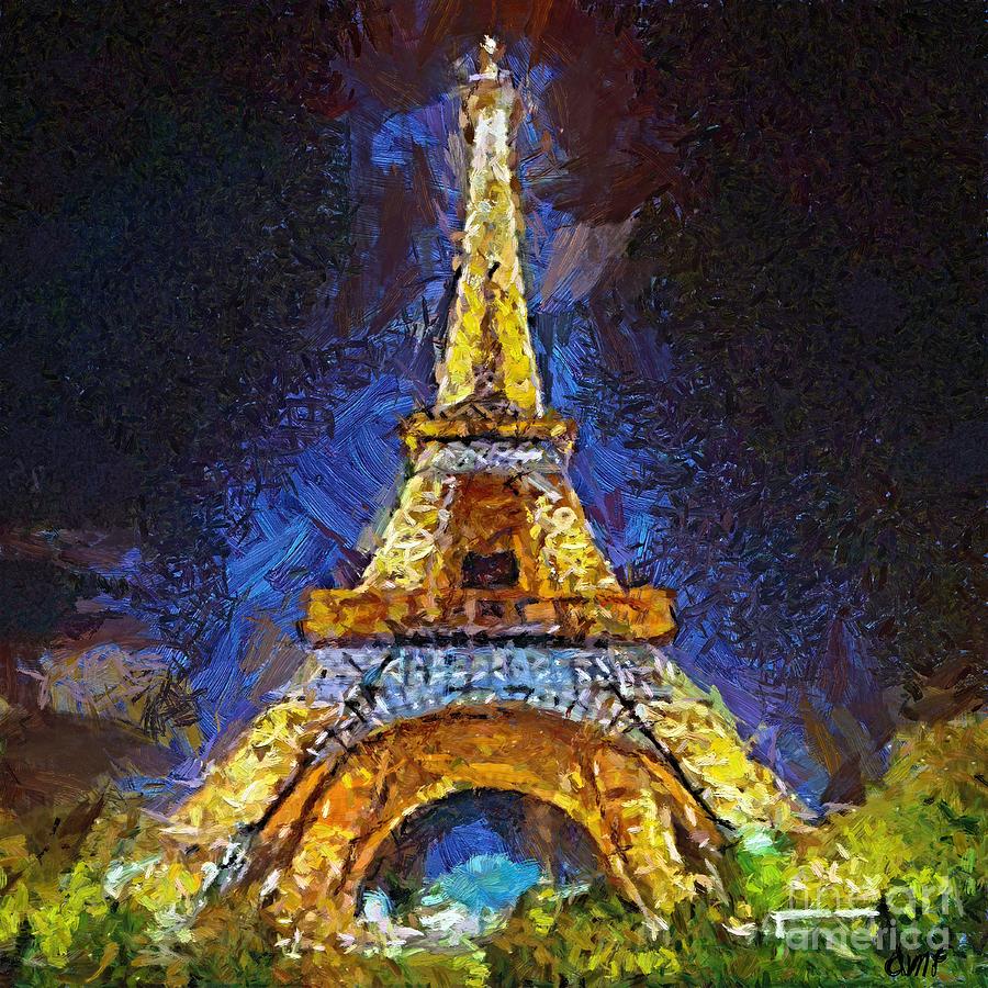 Paris By Night by Dragica Micki Fortuna