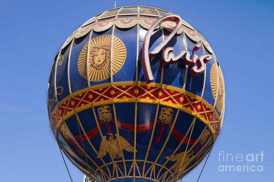 Paris Casino Balloon In Las Vegas Photograph