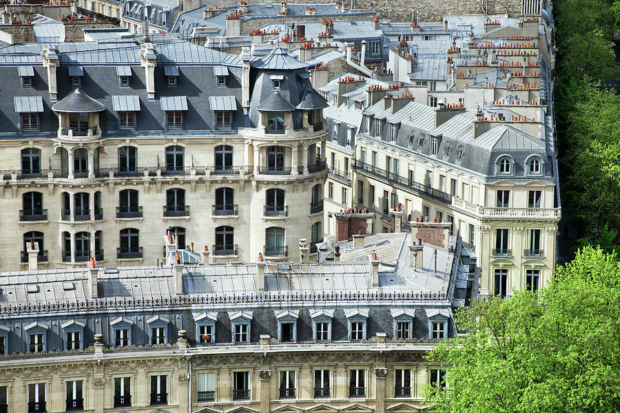 Paris City Apartments Photograph by Nikada