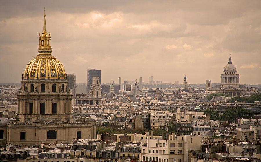 Paris Cityscape Photograph by John Topman