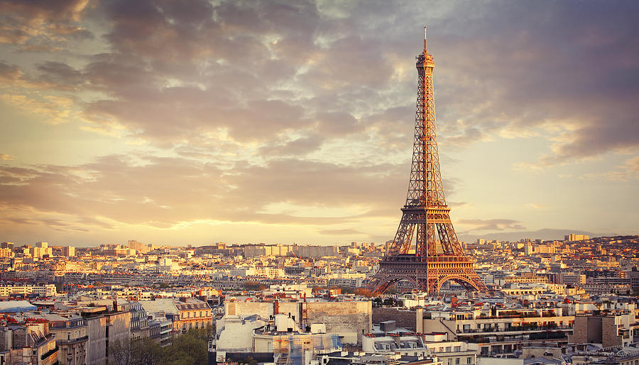 Paris cityscape Photograph by Narvikk
