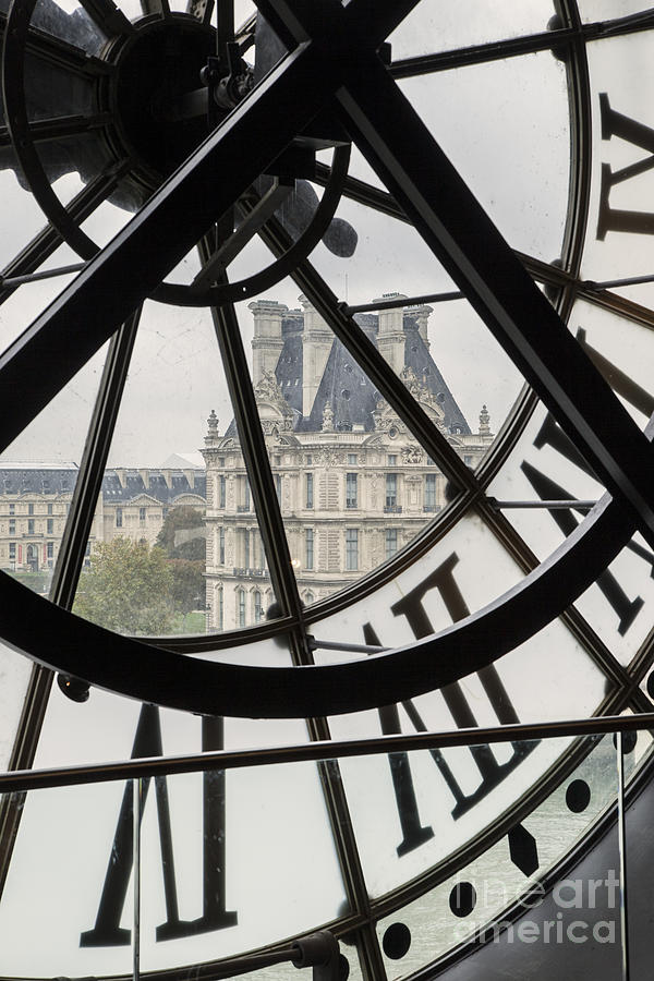 Paris Clock Photograph by Brian Jannsen