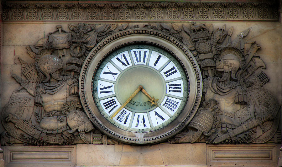 Paris Clocks 1 Photograph by Andrew Fare
