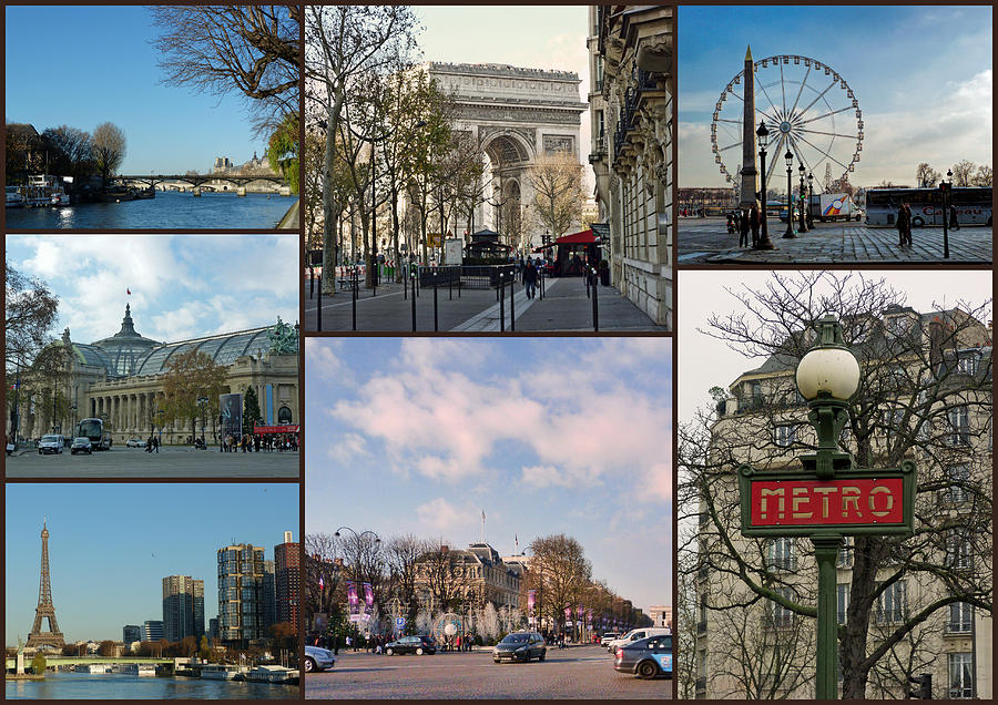 Paris Collage Photograph by Lynn Bolt