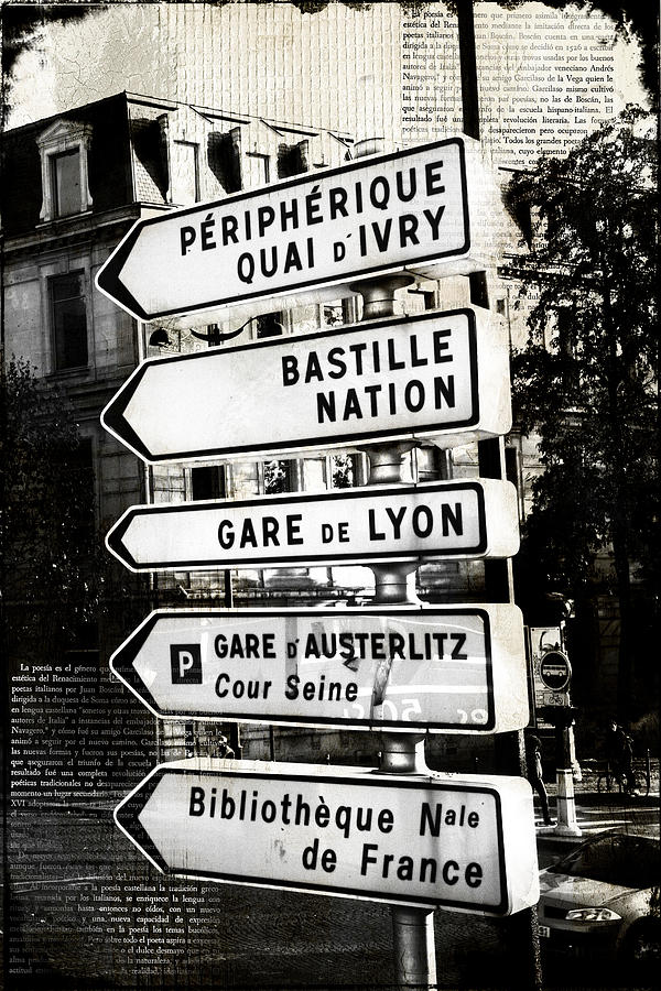 Paris Destinations Photograph by Evie Carrier