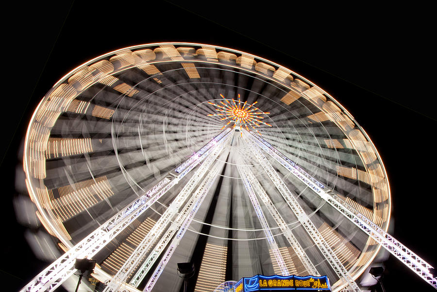 Paris Ferris Wheel Photograph by Matthew Bamberg