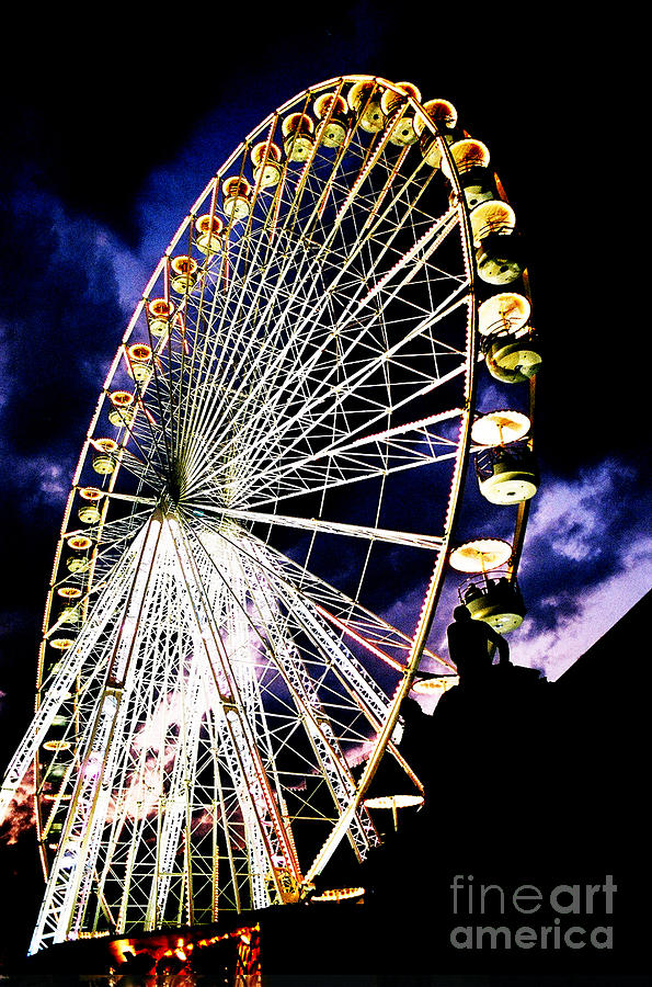 Paris Photograph - Paris Ferris Wheel by Sandy MacNeil