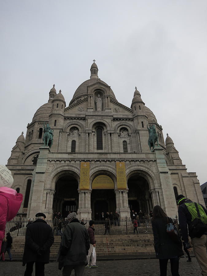 Paris Photograph - Paris France - Basilica of the Sacred Heart - Sacre Coeur - 12124 by DC Photographer