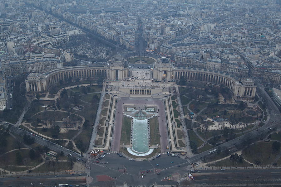 Architecture Photograph - Paris France - Eiffel Tower - 011310 by DC Photographer