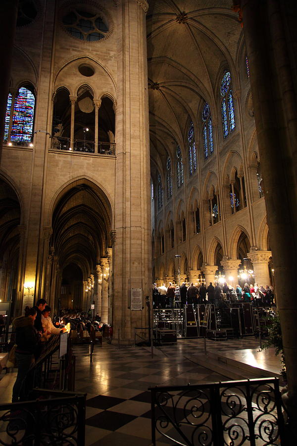 Architecture Photograph - Paris France - Notre Dame de Paris - 011310 by DC Photographer