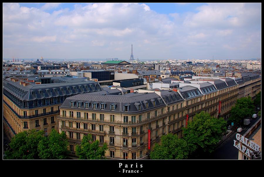 Paris from above Photograph by Dany Lison