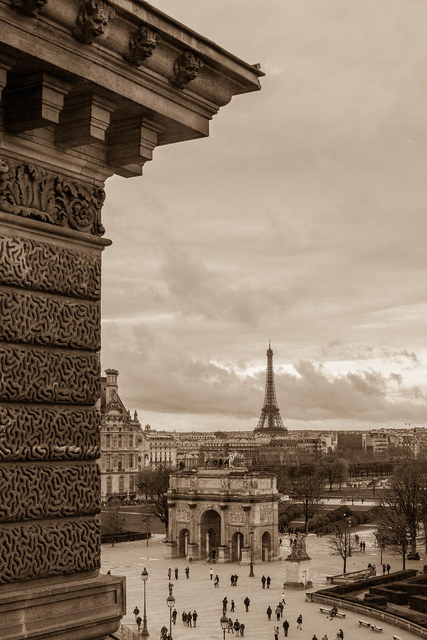 Paris from the Louvre Photograph by W Chris Fooshee