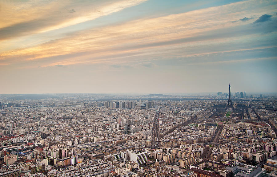 Paris From Tour Montparnasse Photograph by Romain Villa Photographe