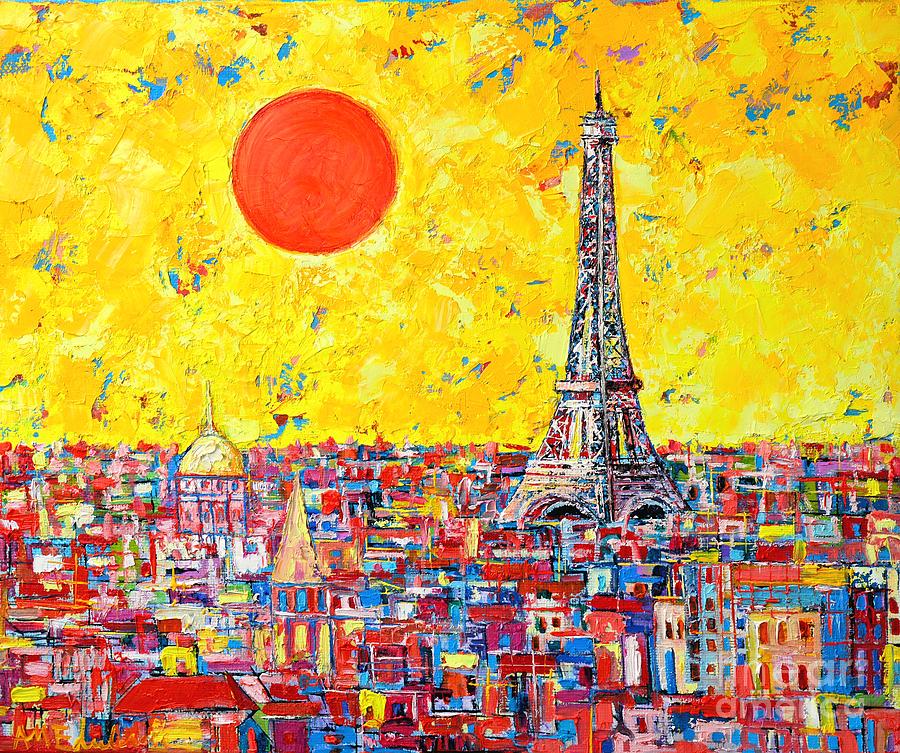 Paris In Sunlight Painting by Ana Maria Edulescu