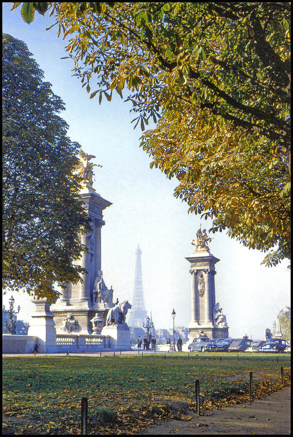 Paris in the Fall 1954 Photograph by Chuck Staley