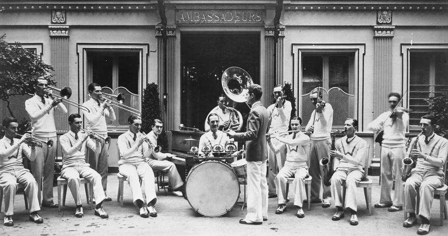 Jazz Photograph - Paris Jazz Band, 1928 by Granger