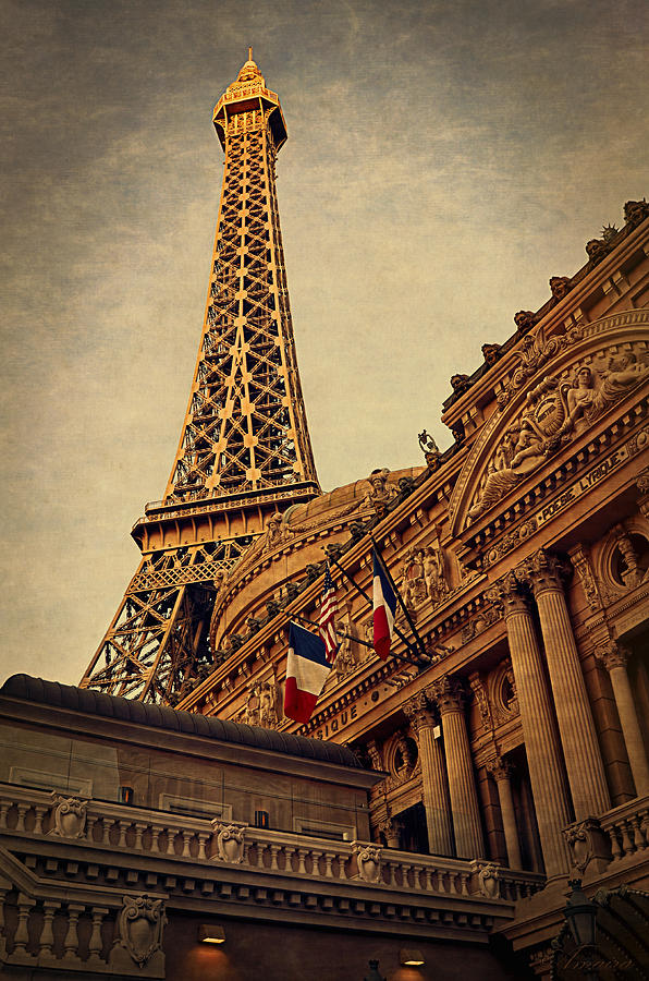 Eiffel Tower - Paris Hotel - Las Vegas Photograph by Maria Angelica Maira