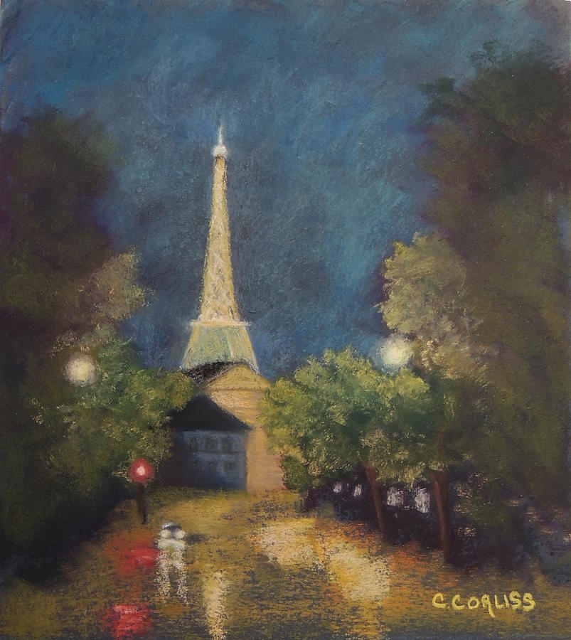 Paris Lights Pastel by Carol Corliss