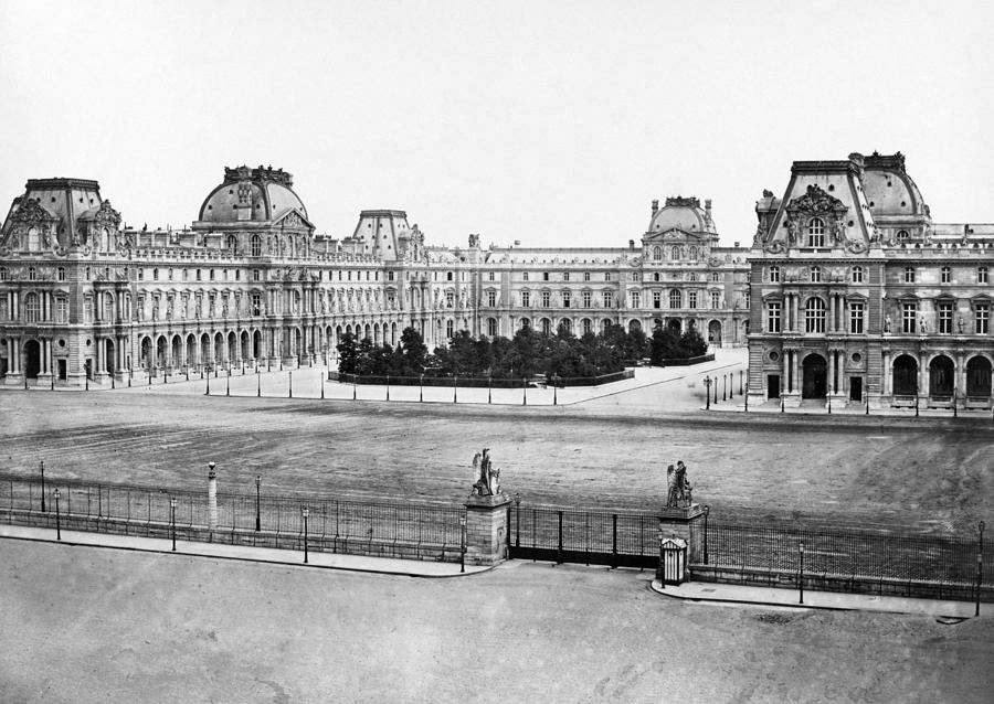 Paris Louvre, C1860 Photograph by Granger