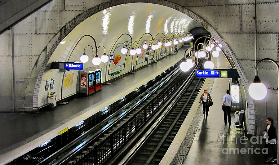 Paris Metro Photograph by Jennie Breeze