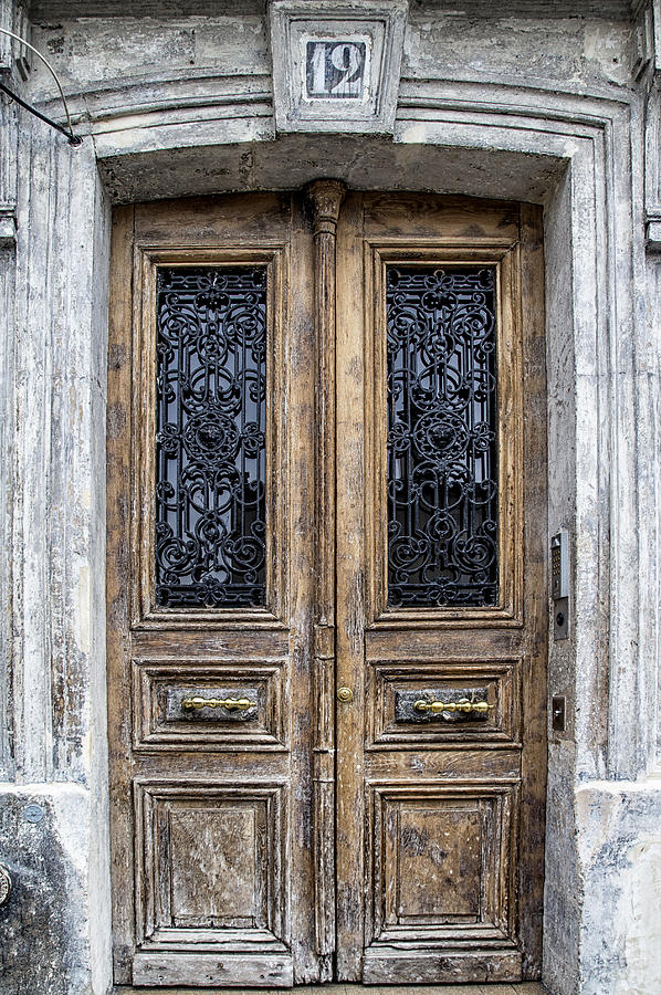 Paris Montmartre Door Number 12 Photograph by Georgia Clare