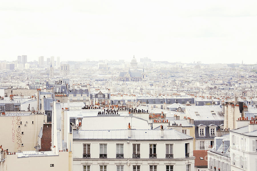 Paris Montmartre Rooftop Photograph by Ivy Ho