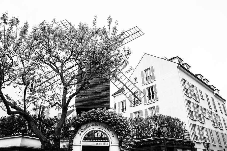 Paris Montmartre Windmill Photograph by Georgia Clare