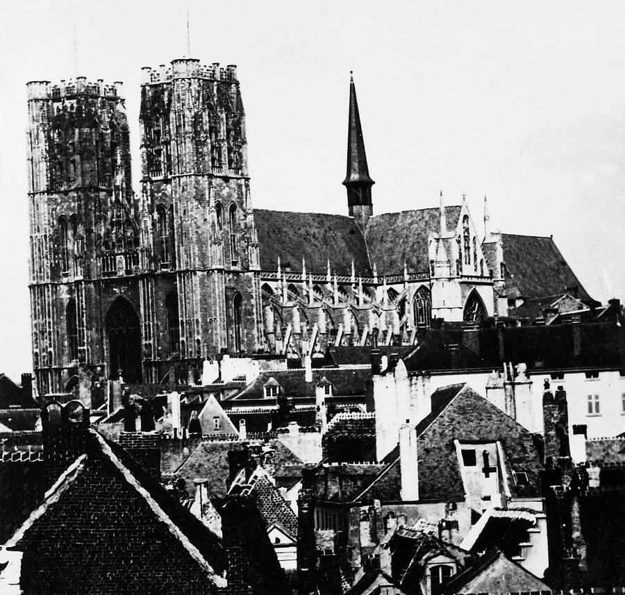 Paris Notre Dame, 1862 Photograph by Granger