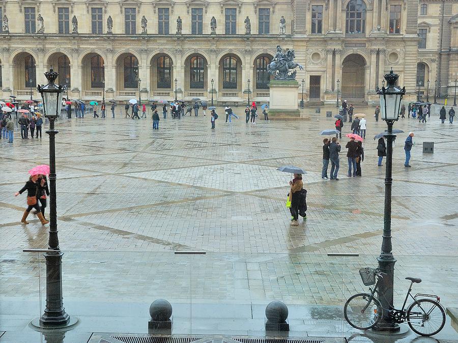 Paris on the Rain Photograph by Steven Richman