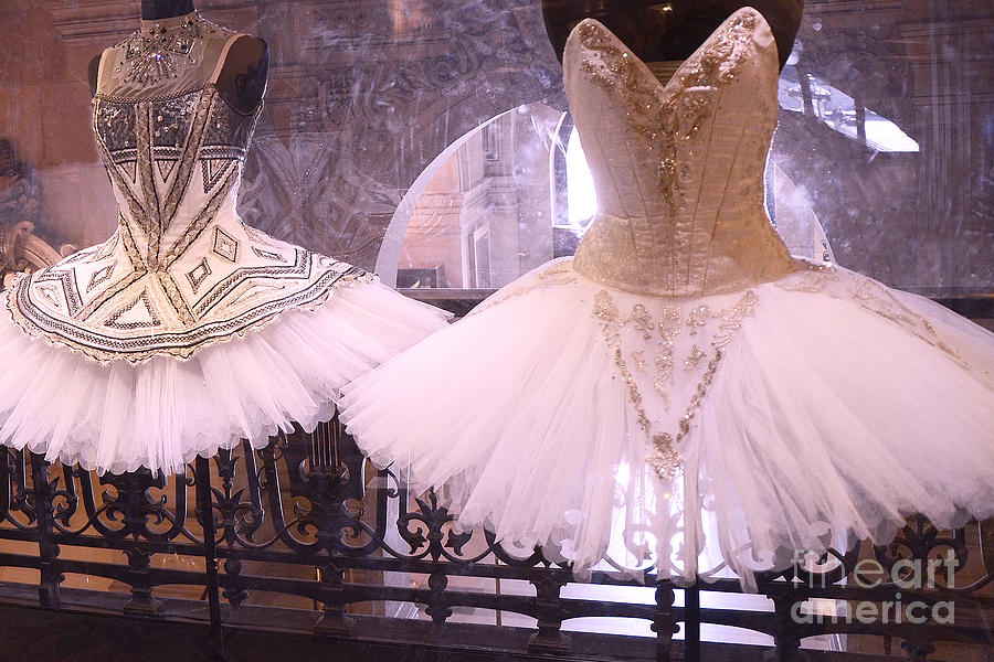 Paris Photograph - Paris Opera Garnier Ballerina Dresses - Paris Ballet Opera Tutu Costumes - Paris Opera des Garnier  by Kathy Fornal