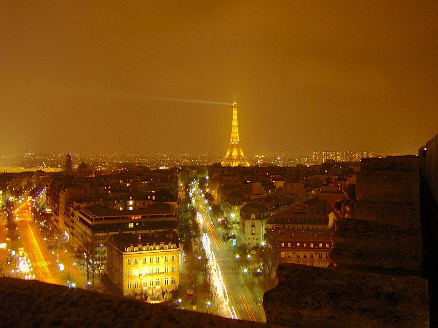 Eiffel Tower Photograph - Paris Orange by Marc Philippe Joly