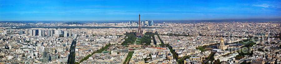 Paris Panorama France Photograph
