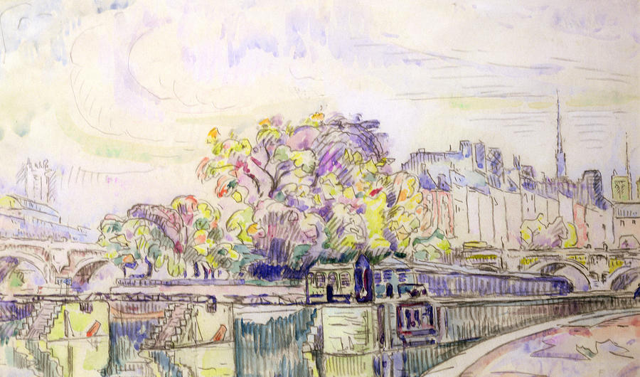 Paris Painting by Paul Signac
