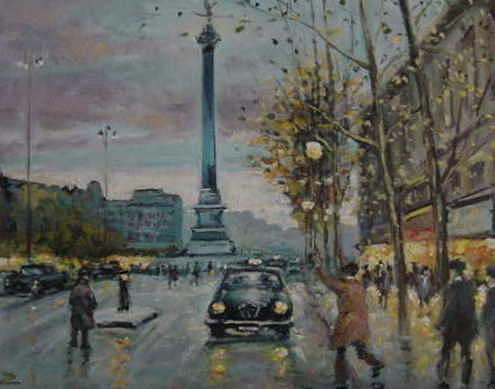 Paris Painting by Philip Corley