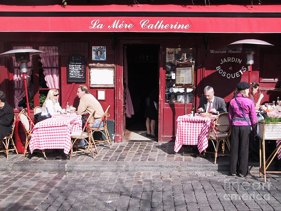 Paris Restaurant Photograph by Thomas Marchessault