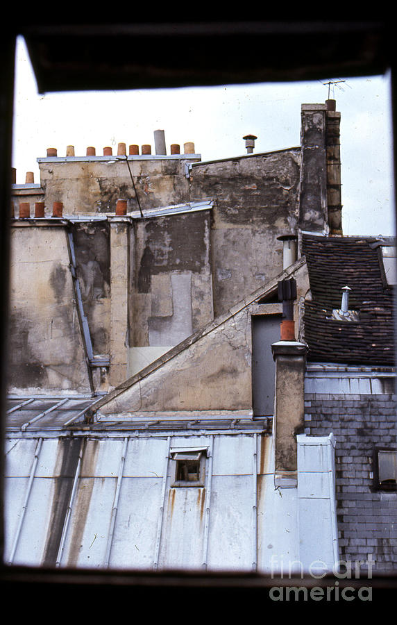 Paris Photograph - Paris Roofs by Erik Falkensteen