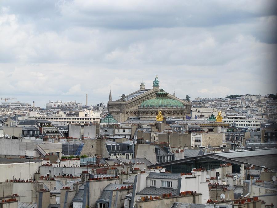 Paris Photograph - Paris rooftops by Elizabeth Hardie