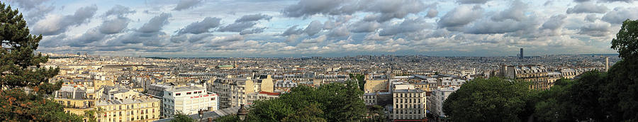 Paris Sacre Coeur Skyline Photograph by Georgia Clare
